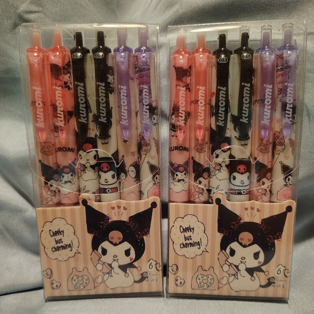 Kuromi Gel Pen Set